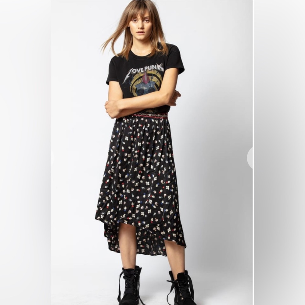 Zadig&Voltaire Josline Flower Vintage Skirt